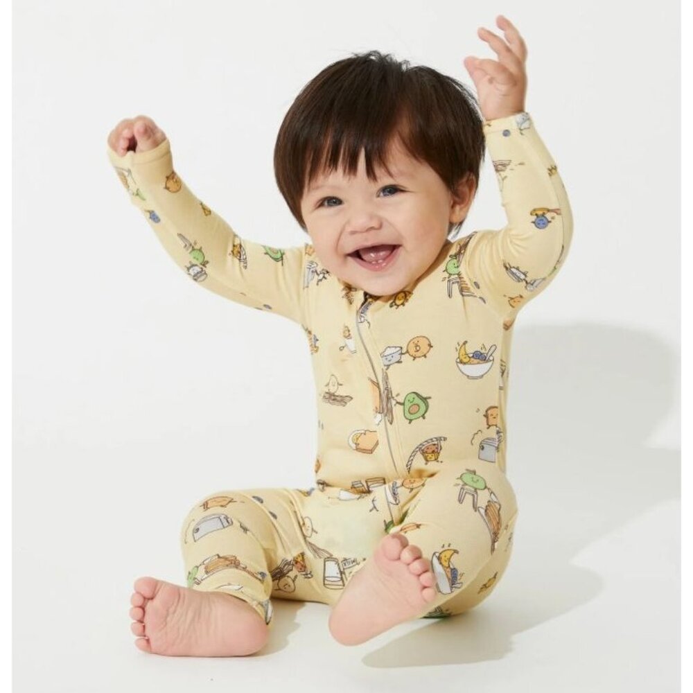 BELLABU BEAR love you brunches bamboo convertible sleeper breakfast print